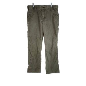 Carhartt Mens 36x30 B324 ARG Relaxed Fit Carpenter Pants Green